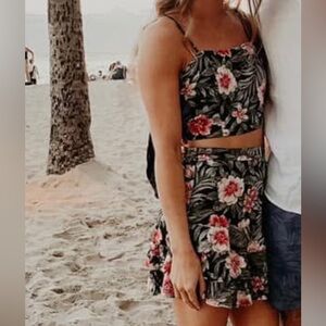 American Eagle Floral Two-Piece Set – Size Small